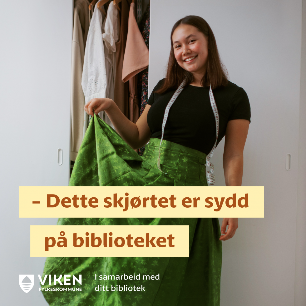 Bilde av kampanje Dette skjørtet er sydd på biblioteket