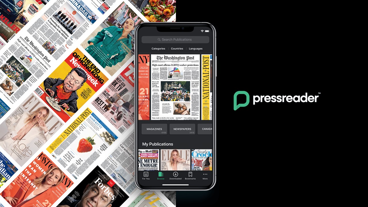 Reklame for Pressreader