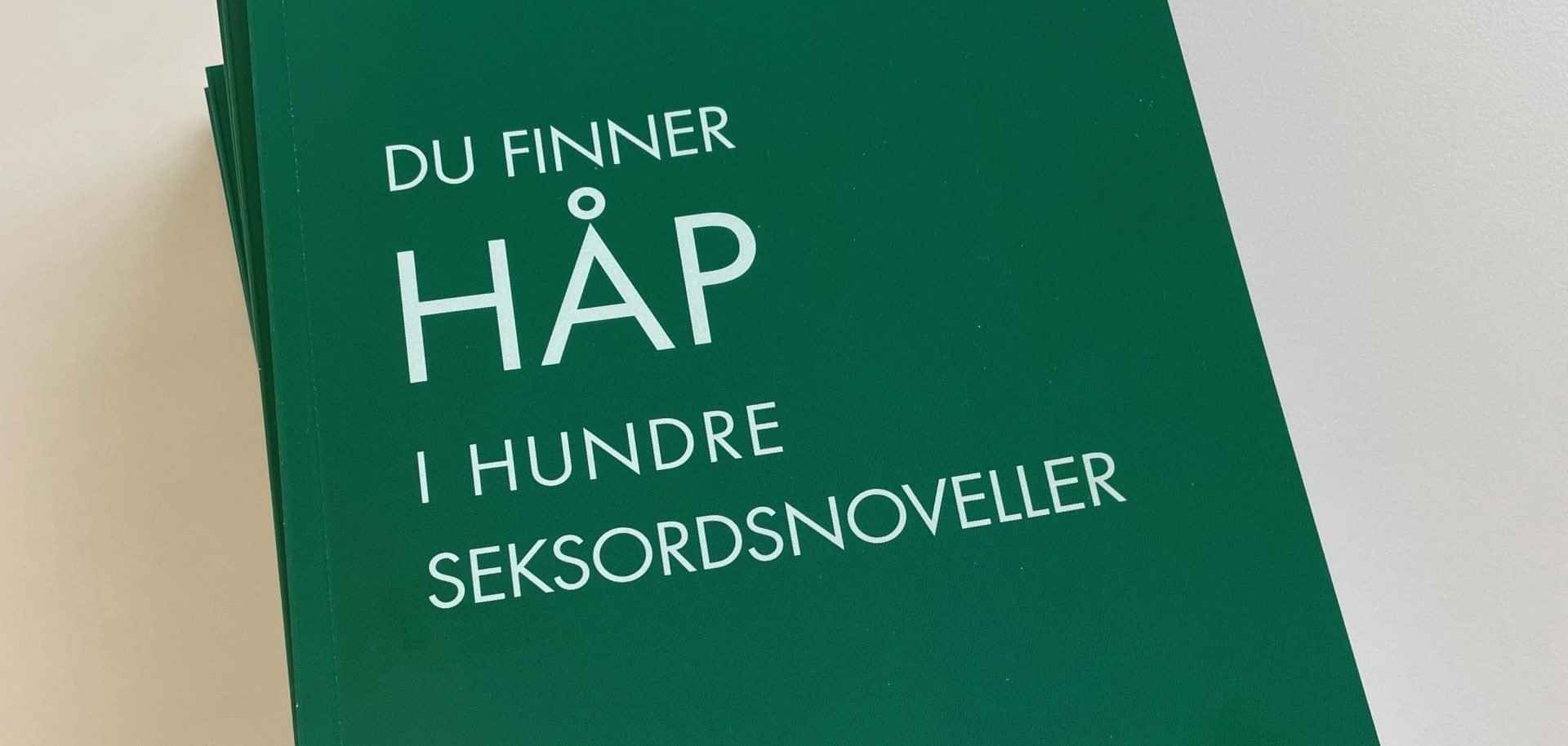 Forsiden av boka Du finner håp i hundre seksordsnoveller.