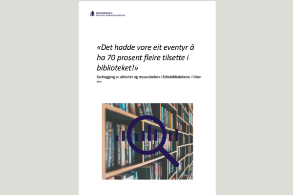 Kartlegging av aktivitet og ressursbehov i folkebibliotekene i Viken 2023  