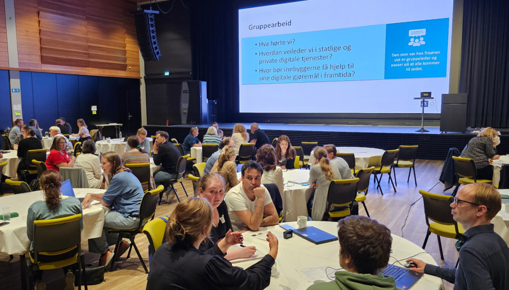 Gruppearbeid på samling i Lillestrøm 2024.