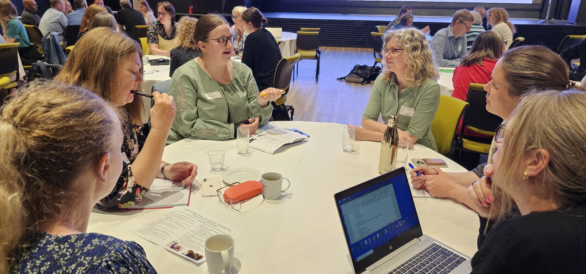 Gruppearbeid på samling i Lillestrøm 2024.