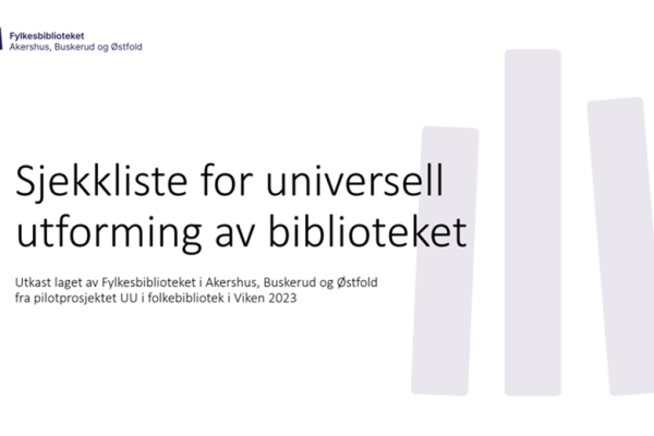 Forside til sjekkliste for UU